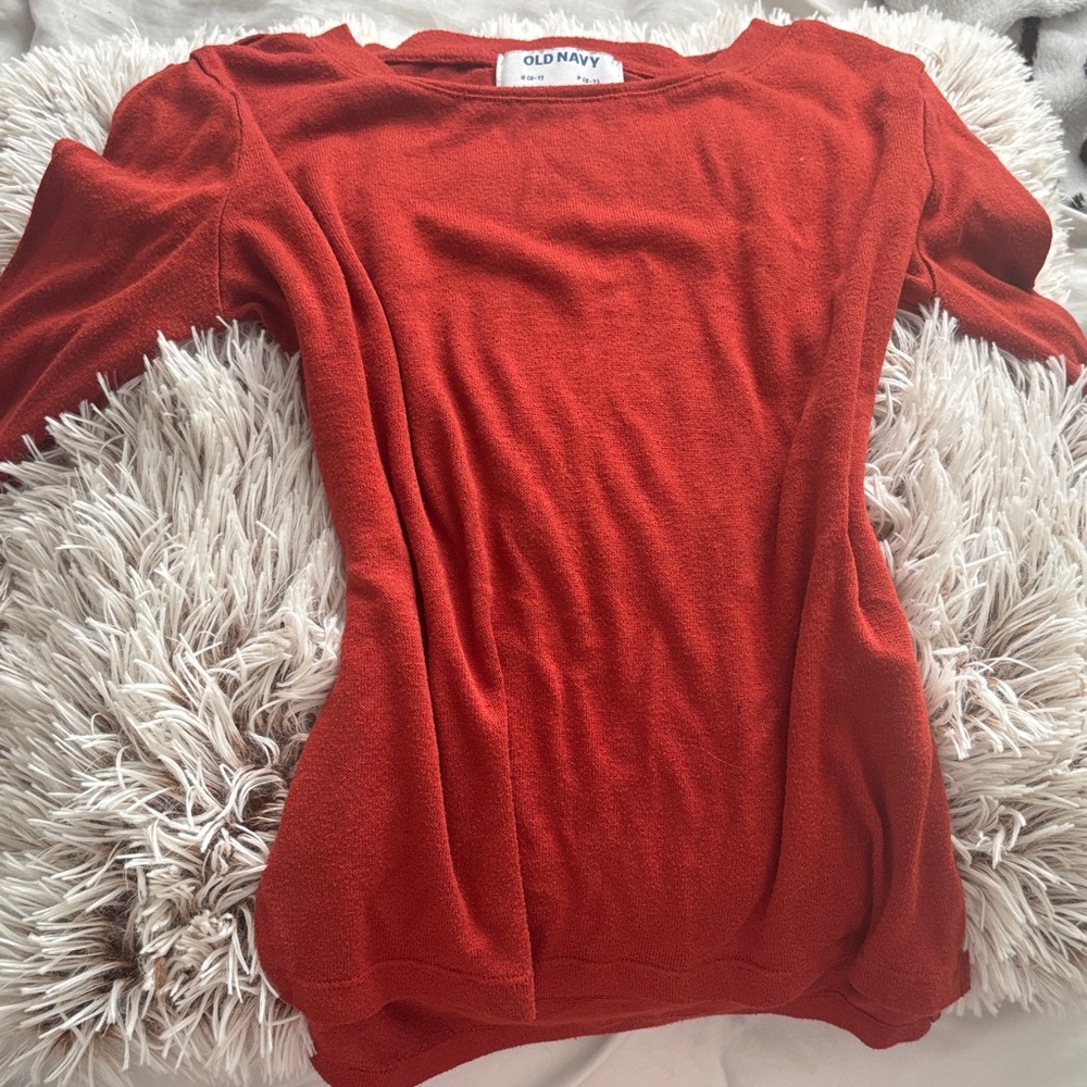 Old Navy Scarlet Long Sleeve Shirt